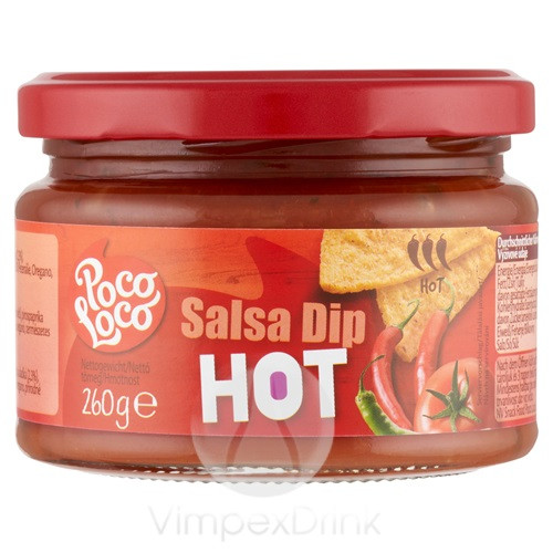 Poco Loco Salsa szósz Hot 260g