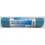KÉK PILLE SZEMETESZSÁK 55X70 12MY, 60L KÉK 20DB/TEK