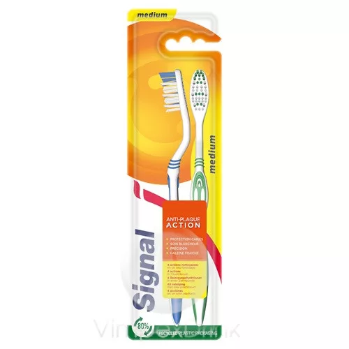 Signal fogkefe 1+1 anti-plaque medium
