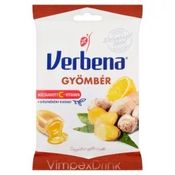 Verbena töltött cukorka Gyömbér 60g /20/