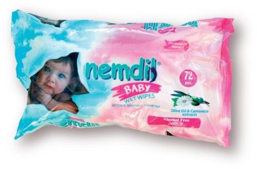 Nemdil Baby törlőkendő 72 lap