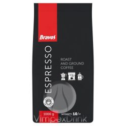 Bravos Espresso őrölt vak. kávé 1kg /10/