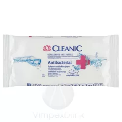 Cleanic frissítő törlőkendő antibacterial 15db