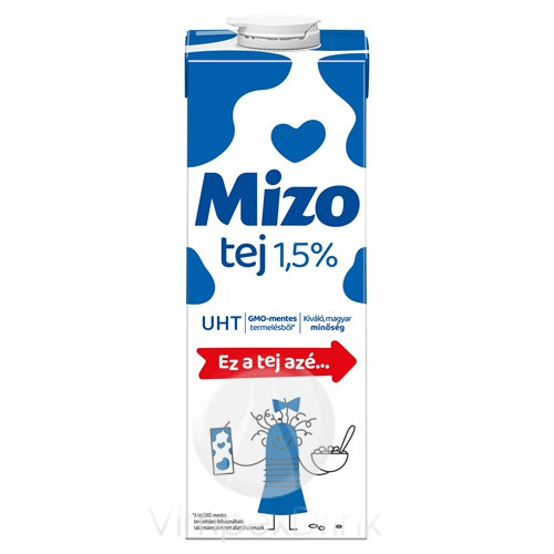 MIZO UHT TEJ 1,5% 1L /12/