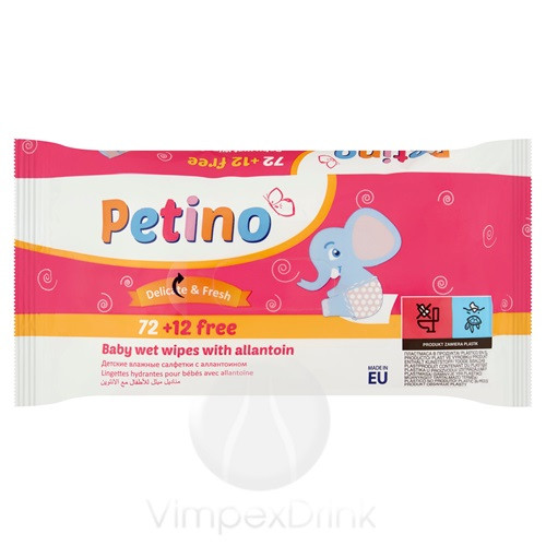 Petino Baby nedves törlőkendő 84db