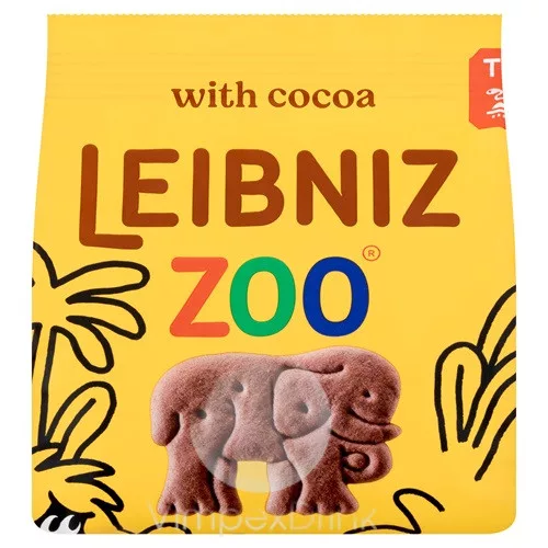 Leibniz Zoo Jungel Kakaós keksz 100g /12/