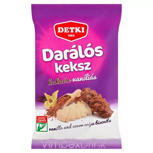 Detki Darálós vaníliás és kakaós omlós keksz 200g /18/
