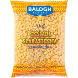 BALOGH Családi száraztészta 1kg Szarvacska toj.nél.