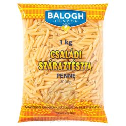 BALOGH Családi száraztészta 1kg Penne toj.nél.