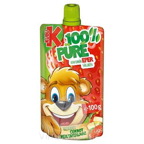 Kubu püré eper 100g /24/