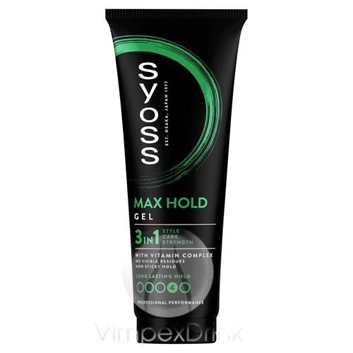 Syoss zselé 250ml Max hold - Max. tartás