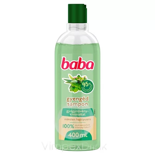 BABA Sampon 400ml Családi Minden hajtípusra gyógynövényekkel