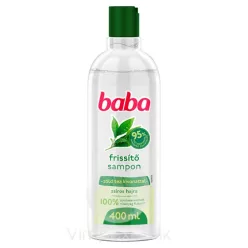   BABA Sampon 400ml Zsíros hajra organikus zöld tea kivonattal