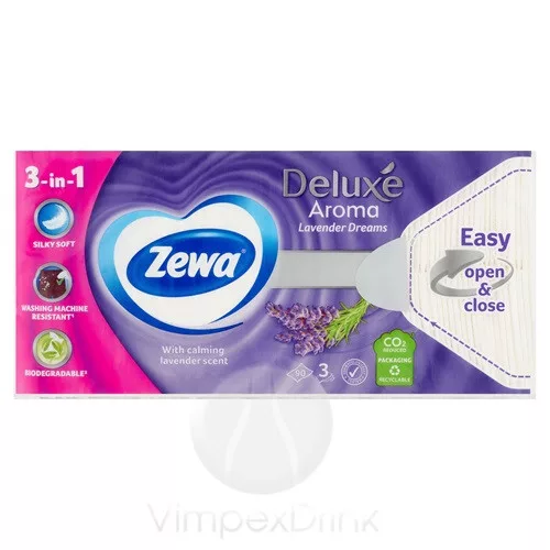 ZEWA DELUXE PAPÍRZS.LEVENDULA 90DB