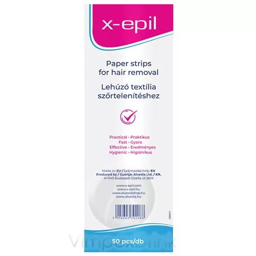 X-Epil lehúzó textilcsíkok 50db