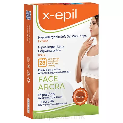 X-Epil Hypoallergén gélgyanta. arcra 12db