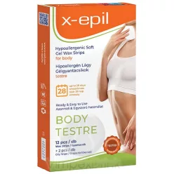 X-Epil Hypoallergén gélgyanta.Testre 12db