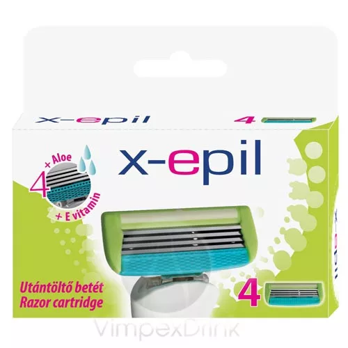 X-Epil Női borotva betét 4 pengés 4db k