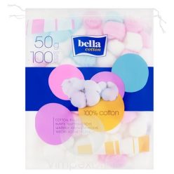 BELLA KOZMETIKAI VATTA LABDA SZINES 100%COTTON