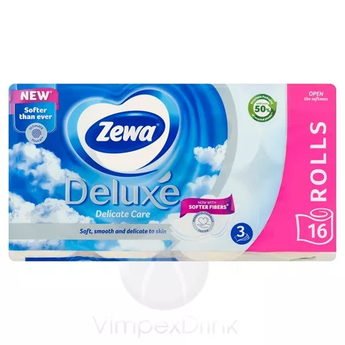 Zewa Deluxe Toalettpapír 3r.Feher 16tek