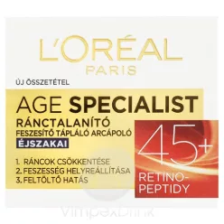 L'Oreal AgeSpecialist arckrém 45+ éjszakai 50ml