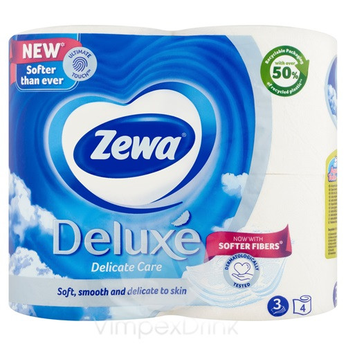 Zewa Deluxe Toalettpapír 3r. Feher 4tek