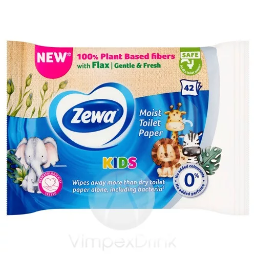Zewa Nedves toalettpapír Kids 42db