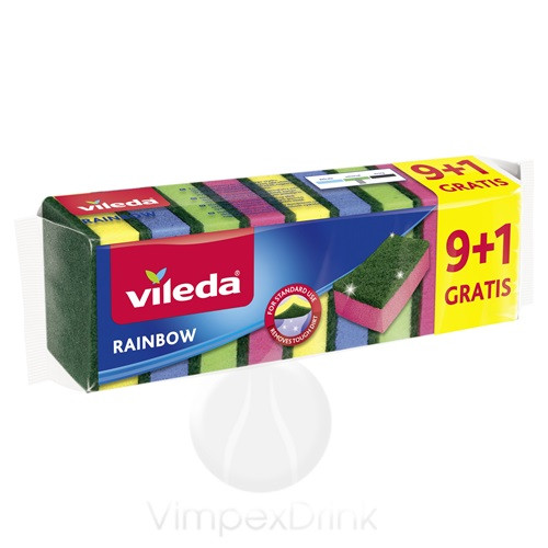 Vileda Rainbow mosogatószivacs 9+1db
