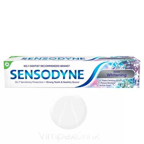 Sensodyne fogkrém 75ml Extra whitening