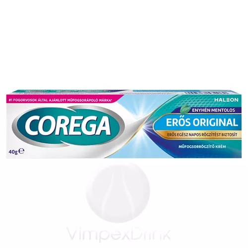 Corega erős műfogsorrögzítő krém 40g