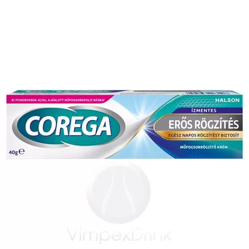 Corega ízmentes műfogsorrögzítő krém 40g