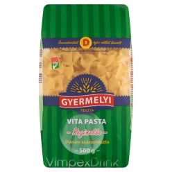 GYERMELYI VITA PASTA DURUM TÉSZTA FODROS KOCKA 500G
