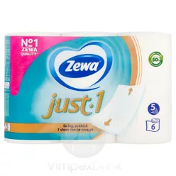 ZEWA JUST 1 TOALETTPAPÍR 5 RÉTEGŰ 6 TEK./ ÚJ