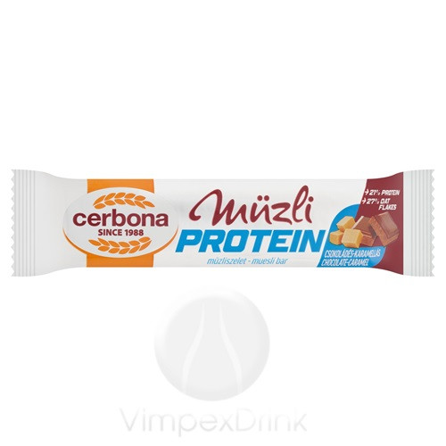 Cerbona Protein Csokoládés-karamellás müzliszelet 35g