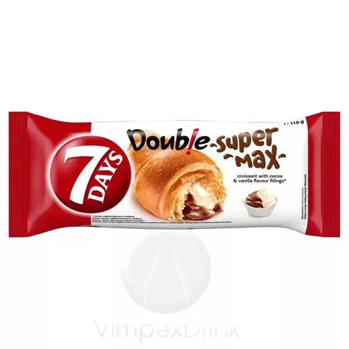 7 Days Croissant Super Double Max Kakaó-Vanília 110g