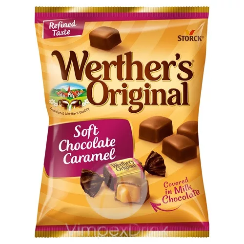 Werther's Original Chocolate Toffee 70g /18/