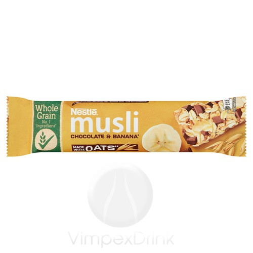 Nestlé Müzli tejcsokoládés-banános szelet 35g