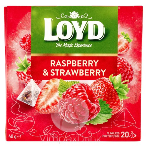 Loyd Piramis tea Eper-Málna 20*2g