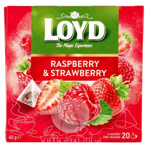 Loyd Piramis tea Eper-Málna 20*2g