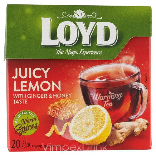 Loyd Hot tea Gyömbér-Citrom-Méz 20*2g
