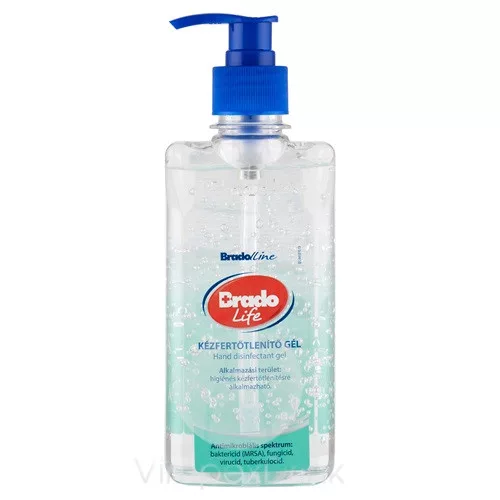 Bradolife Kézfertőtlenítő Gél 500ml
