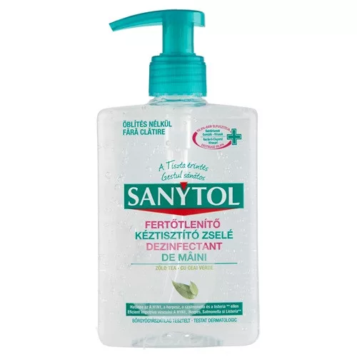 Sanytol fertőtlenítő gél 250ml pumpás