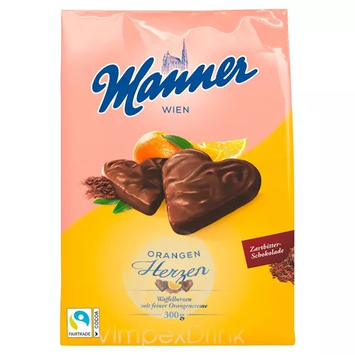Manner Naracsos Ostyaszívek 300g /10/