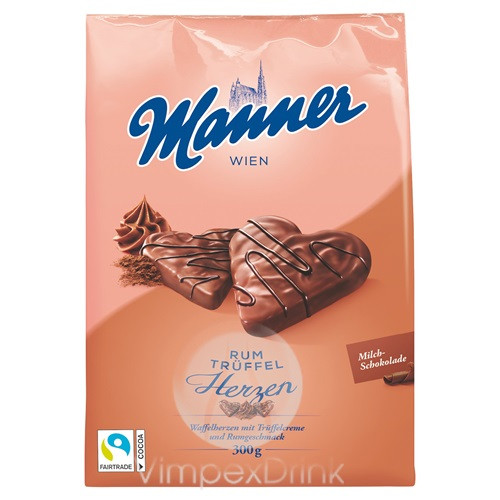 Manner Rumos-Trüffeles Ostyaszívek 300g /10/