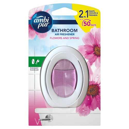 AmbiPur Bathroom légfrissítő Flowers&Spring 100g/7,5ml