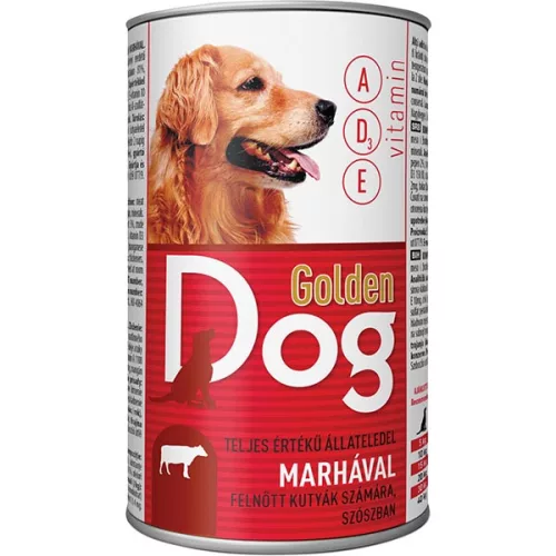 Golden Dog kutyaeledel konzerv marha telj.ért. 415g