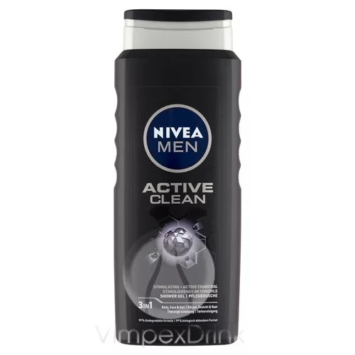 Nivea Men tusfürdő 500ml Active Clean