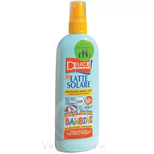 Delice Solare naptej spray spf50 gyerek 150ml
