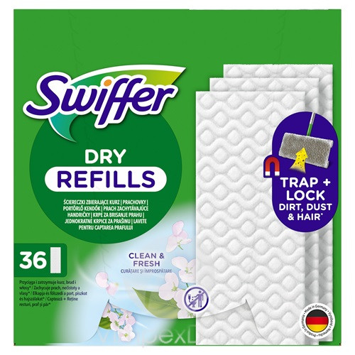 Swiffer padlótörlő kendő száraz utt.36db