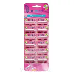 X-Epil Silky 2p.bor.gumí nyéllel 12db/levél